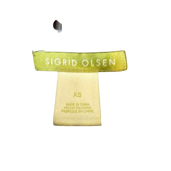 NWOT Sigrid Olsen Button Down Large Flowered Coat XS - Picture 3 of 8